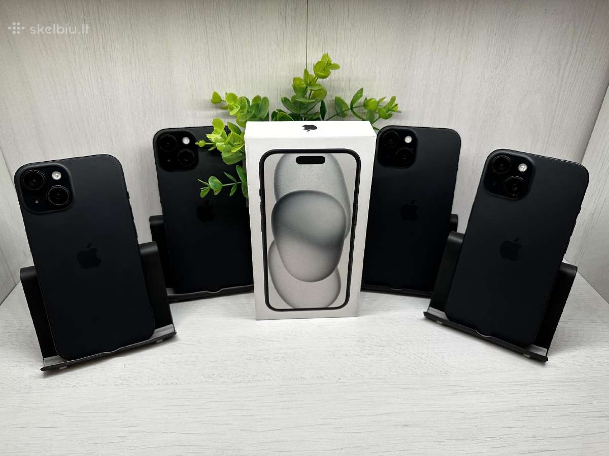 iPhone 15 128gb - 256gb Garantija 180 D. - nuotraukos Nr. 3