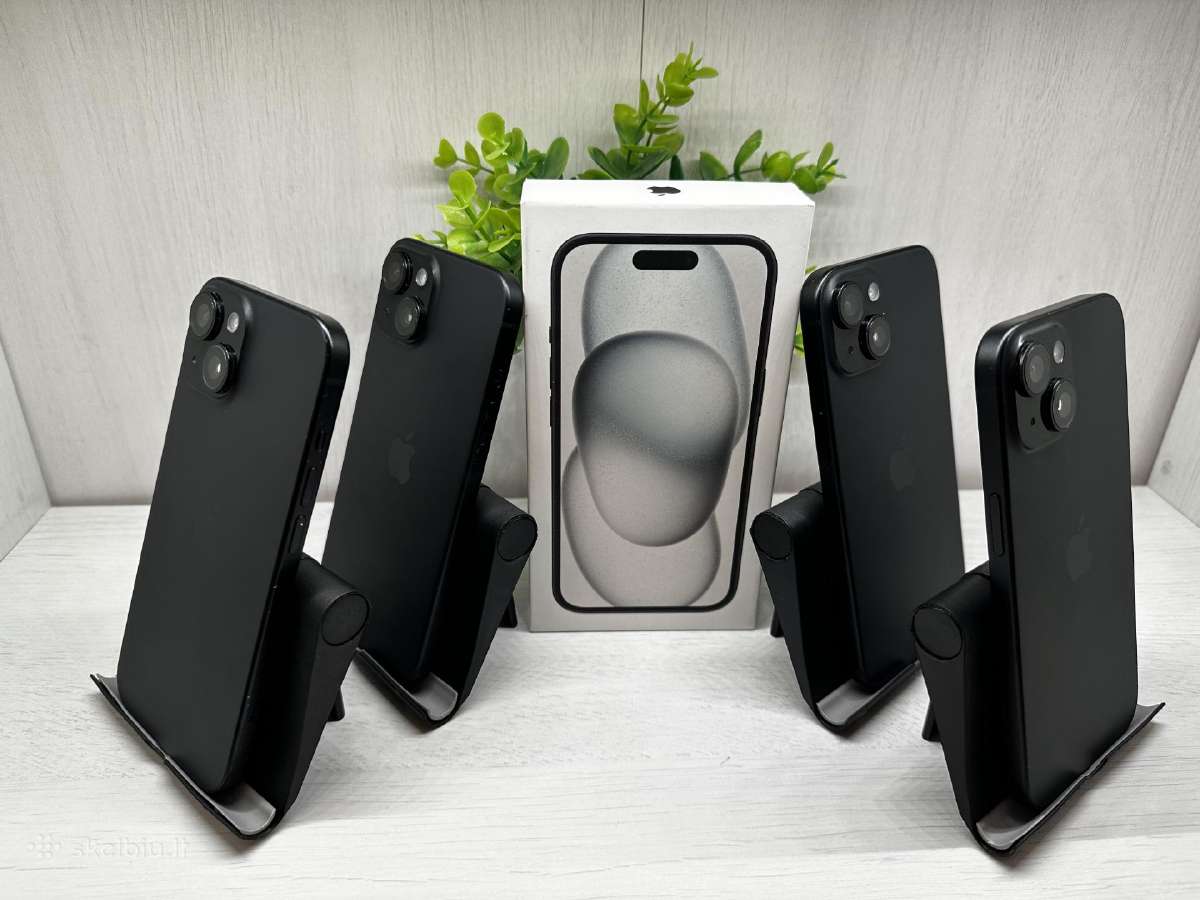 iPhone 15 128gb - 256gb Garantija 180 D. - nuotraukos Nr. 4