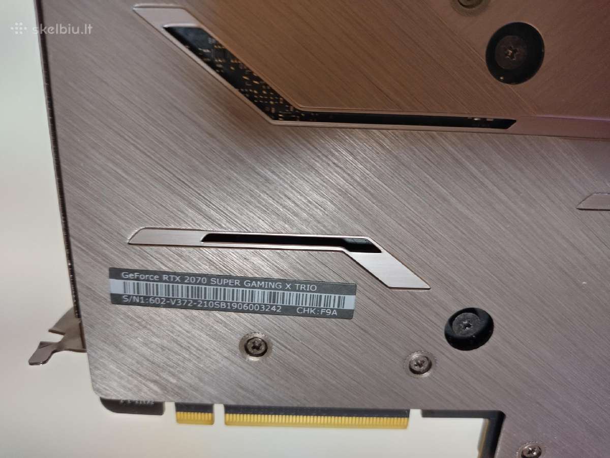 Msi Rtx 2070 Super Gaming X Trio - nuotraukos Nr. 3