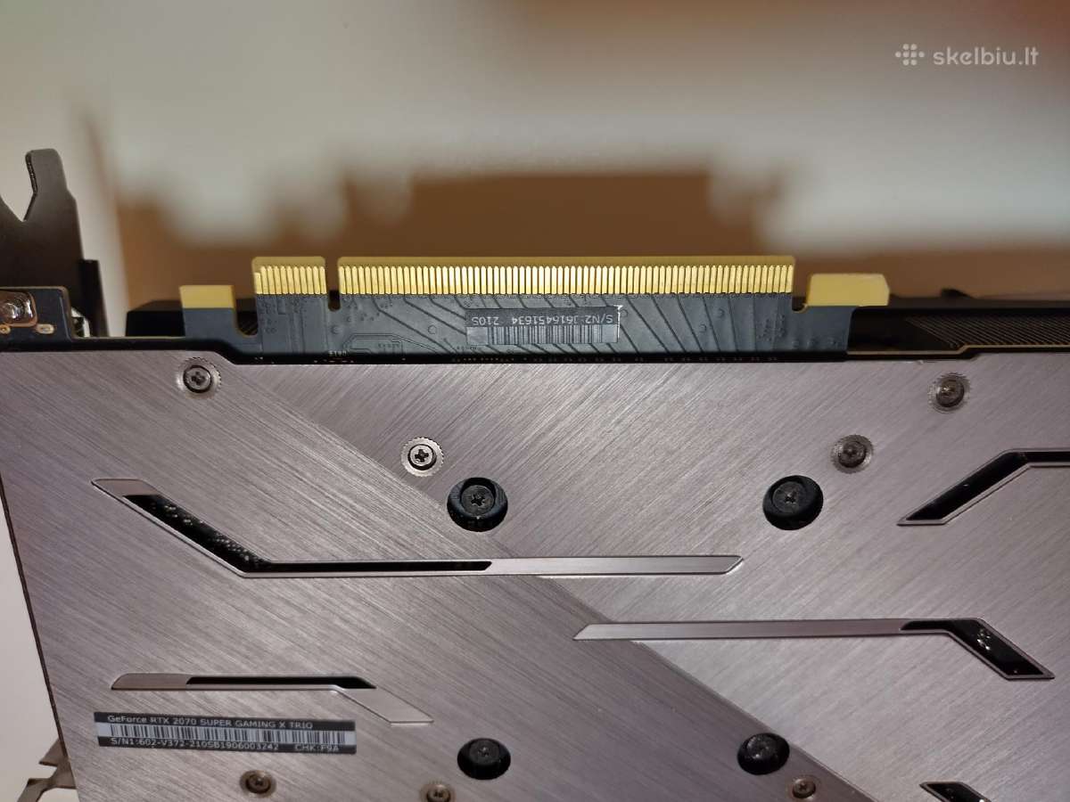 Msi Rtx 2070 Super Gaming X Trio - nuotraukos Nr. 4