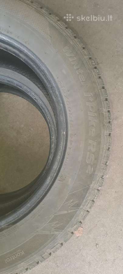 R16 naudotos padangos hankook ,žieminės ,4 vnt. - nuotraukos Nr. 6