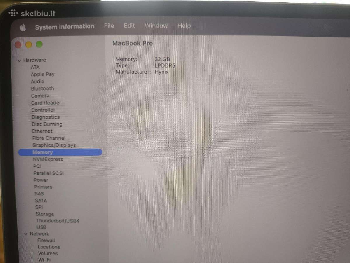 MacBook M1 Pro 2021 M1 Pro 32gb 1tb 19% - nuotraukos Nr. 9
