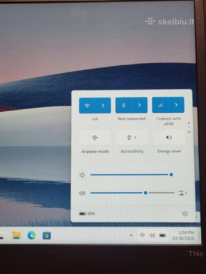 Lenovo Thinkpad T14s Gen 2 – i7 Touch - nuotraukos Nr. 11