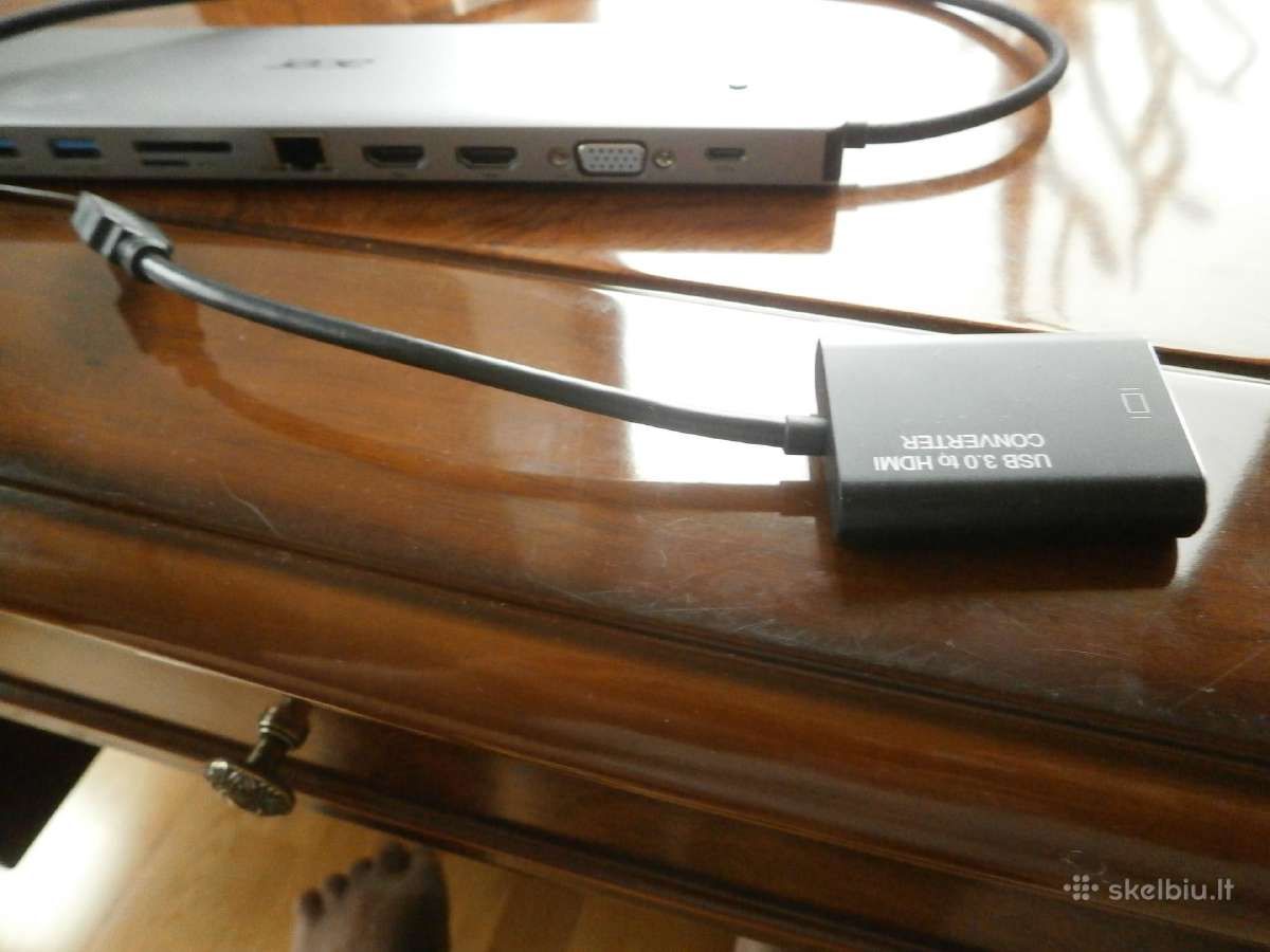Jungčių stotelė Acer Acg-dck-c-1( dokas)+kabeliai - nuotraukos Nr. 10