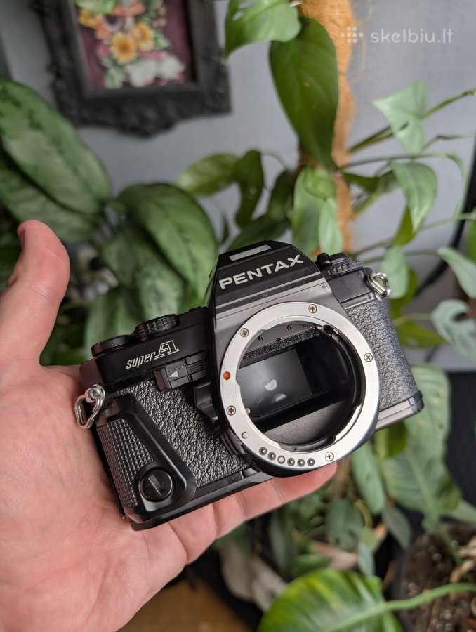 Juostinis fotoaparatas Pentax Super A su priedais - nuotraukos Nr. 5