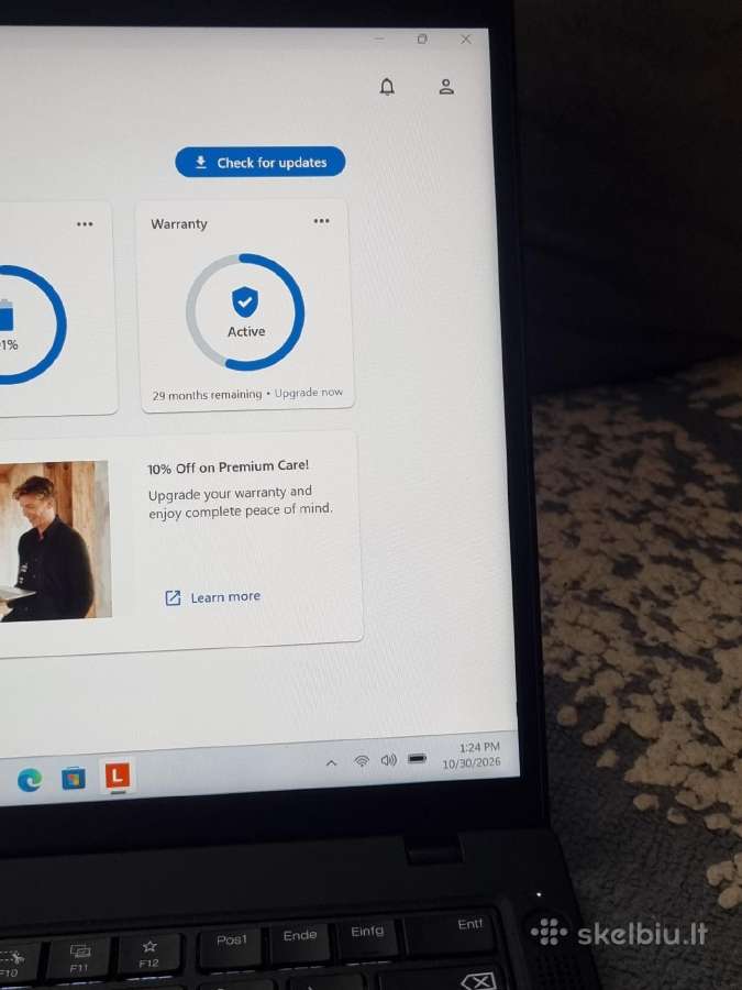 Lenovo Thinkpad T14 Gen 5 Ultra 5 32gb 1tb - nuotraukos Nr. 9
