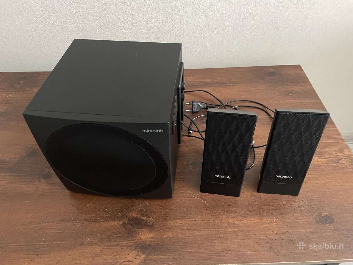 Idealios būklės Microlab M-300bt Speaker - nuotraukos Nr. 2