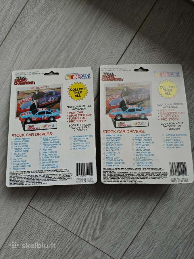 Nascar Racing Champions modeliukai 1:64 - nuotraukos Nr. 4