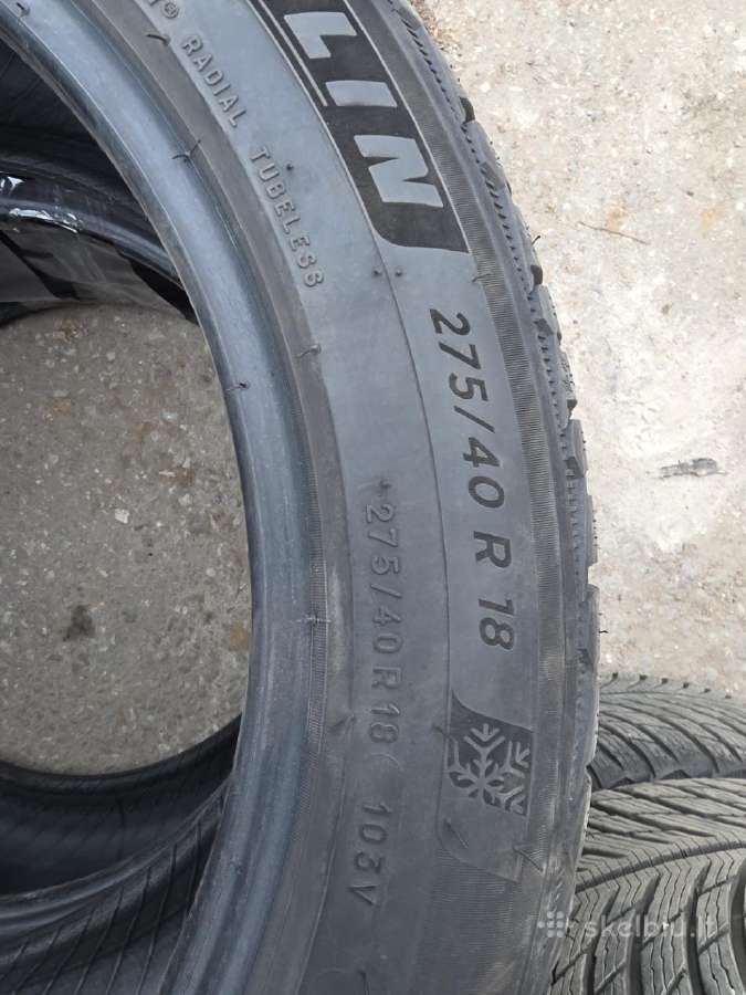 245/45r18 x2; 275/40r18 x2 Pilot Alpin5 Michelin - nuotraukos Nr. 4