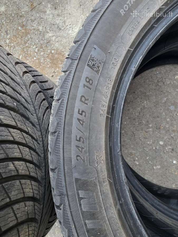 245/45r18 x2; 275/40r18 x2 Pilot Alpin5 Michelin - nuotraukos Nr. 5