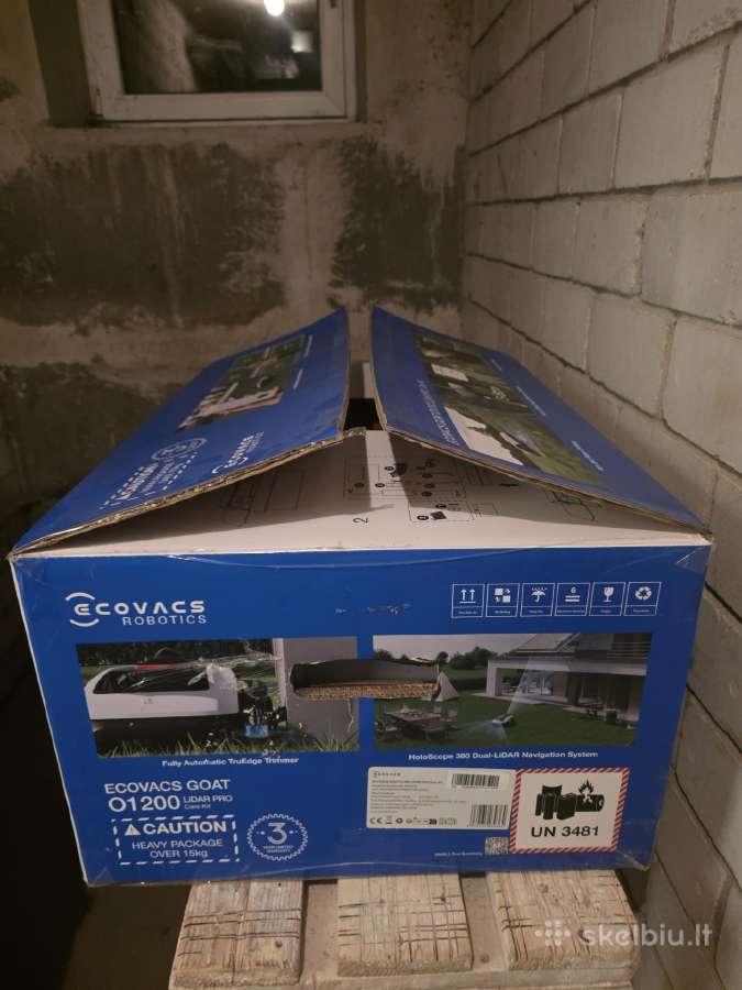 Naujo modelio su garantija Ecovacs goat 1200 lidar - nuotraukos Nr. 2