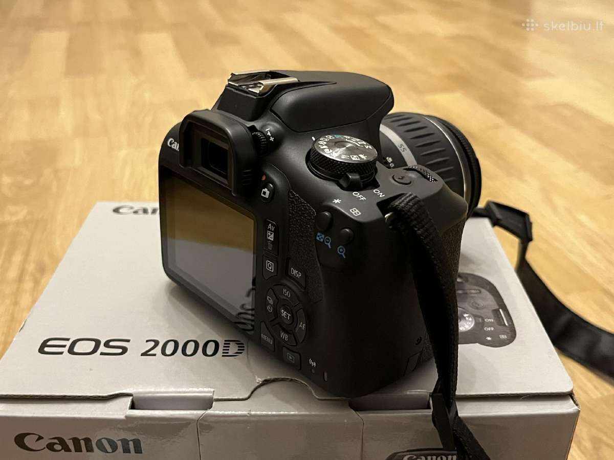 Canon EOS 2000d / 18-55mm / Wi-fi / 4k kadrų - nuotraukos Nr. 5