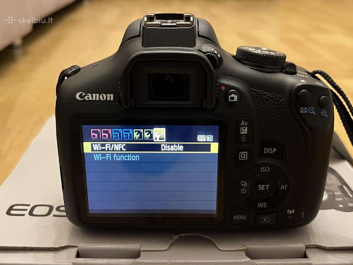 Canon EOS 2000d / 18-55mm / Wi-fi / 4k kadrų - nuotraukos Nr. 8