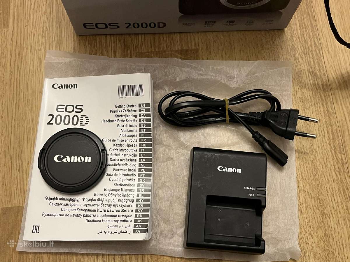 Canon EOS 2000d / 18-55mm / Wi-fi / 4k kadrų - nuotraukos Nr. 9