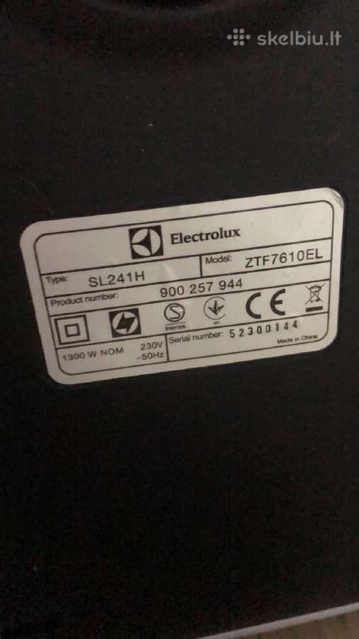 Parduodamas Electrolux siurblys idealus veikiantis - nuotraukos Nr. 6