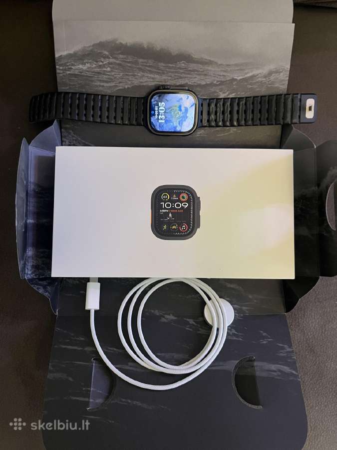 Apple Watch Ultra 2 49mm Black Titanium - nuotraukos Nr. 2