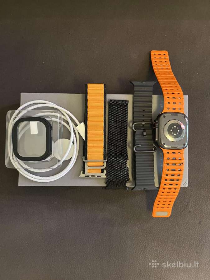 Apple Watch Ultra 2 49mm Black Titanium - nuotraukos Nr. 3