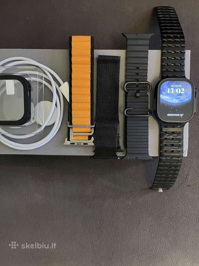 Apple Watch Ultra 2 49mm Black Titanium - nuotraukos Nr. 4