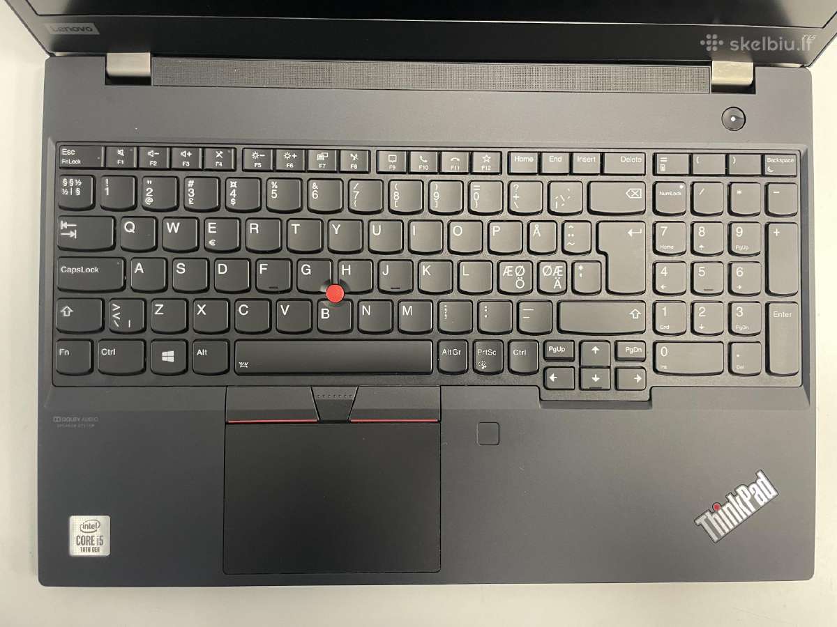 Lenovo Thinkpad T15 Gen 1 i5-10210u 256 SSD 16 RAM - nuotraukos Nr. 5