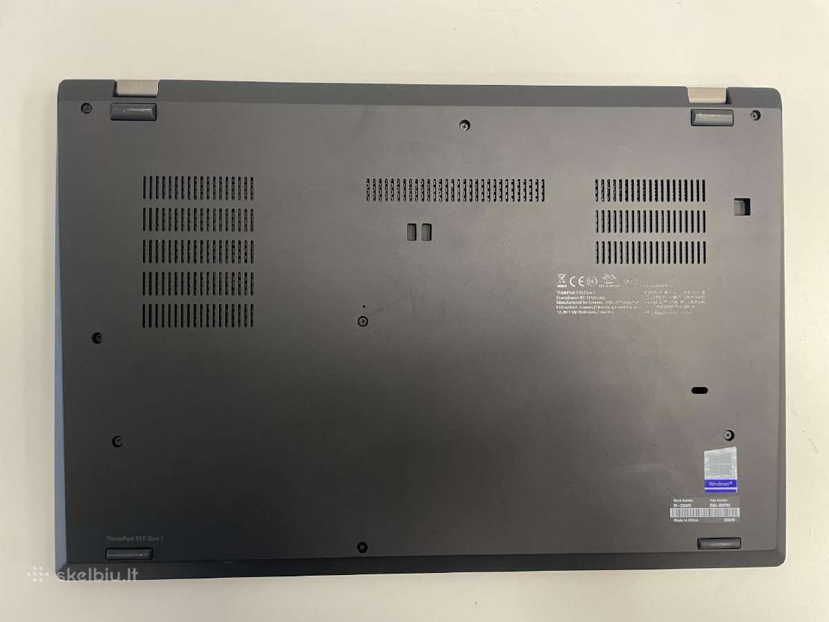 Lenovo Thinkpad T15 Gen 1 i5-10210u 256 SSD 16 RAM - nuotraukos Nr. 6