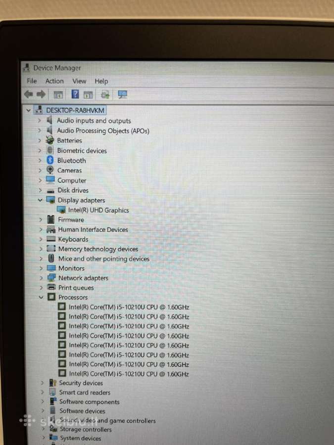 Lenovo Thinkpad T15 Gen 1 i5-10210u 256 SSD 16 RAM - nuotraukos Nr. 9