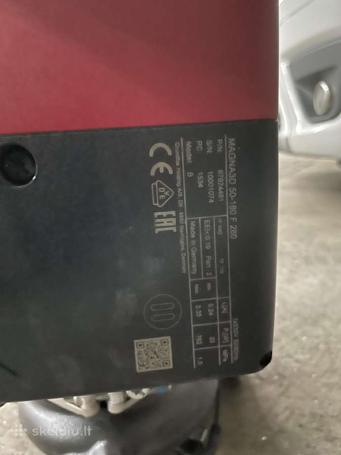 Grundfos magna3 D 50-180f - nuotraukos Nr. 2