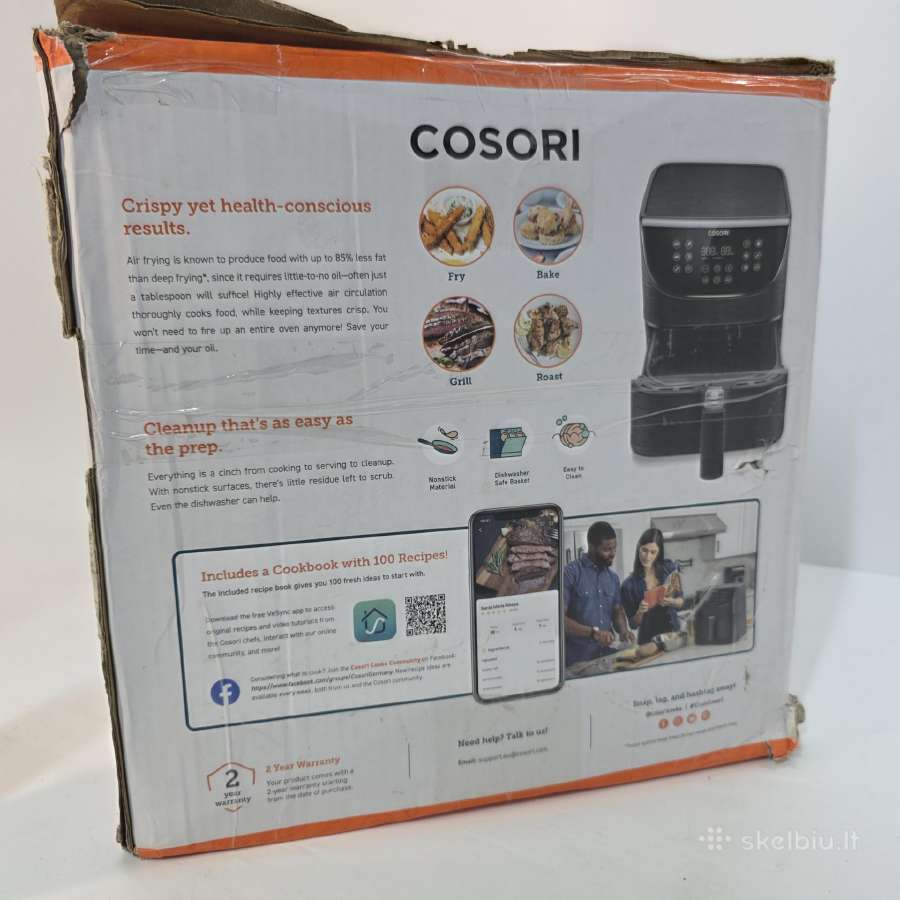 Cosori 5,5 l XXL karšto oro gruzdintuvė – Air Frye - nuotraukos Nr. 9