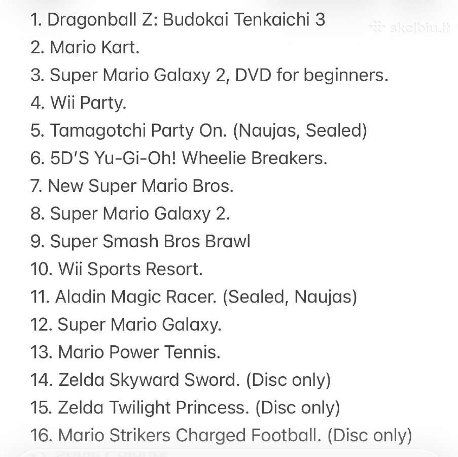 Nintendo Wii Zaidimu Rinkinys Pal, Nepasikartoja - nuotraukos Nr. 6
