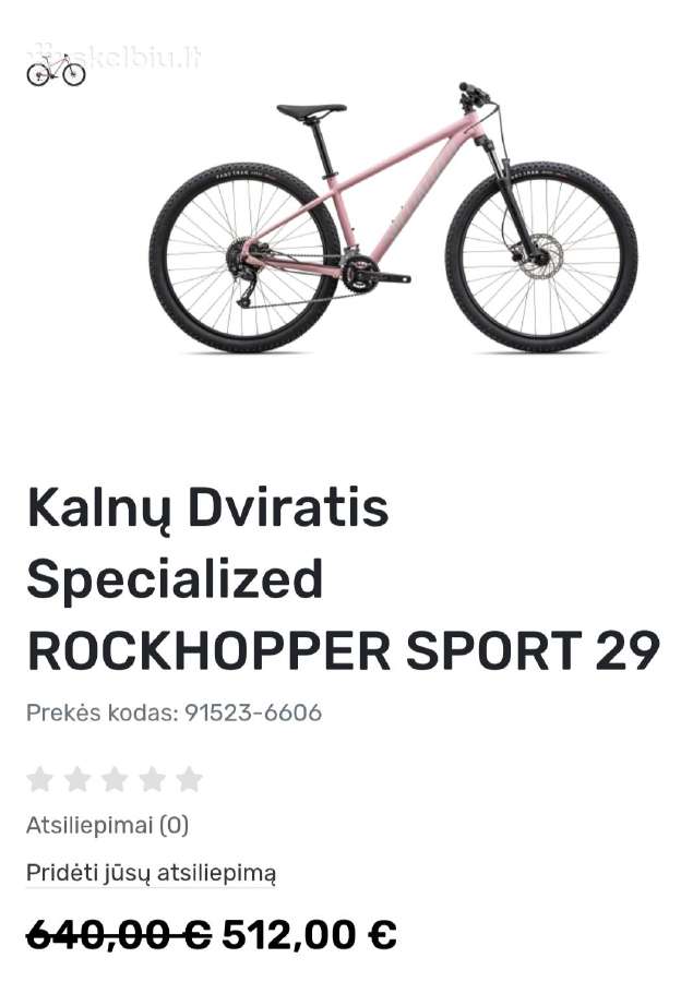 Kalnu Dviratis Specialized Rockhopper Sport 29 L - nuotraukos Nr. 3