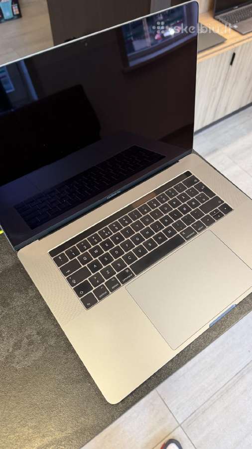 Tvarkingas MacBook Pro 15" 2018 16gb RAM, 256 GB - nuotraukos Nr. 3