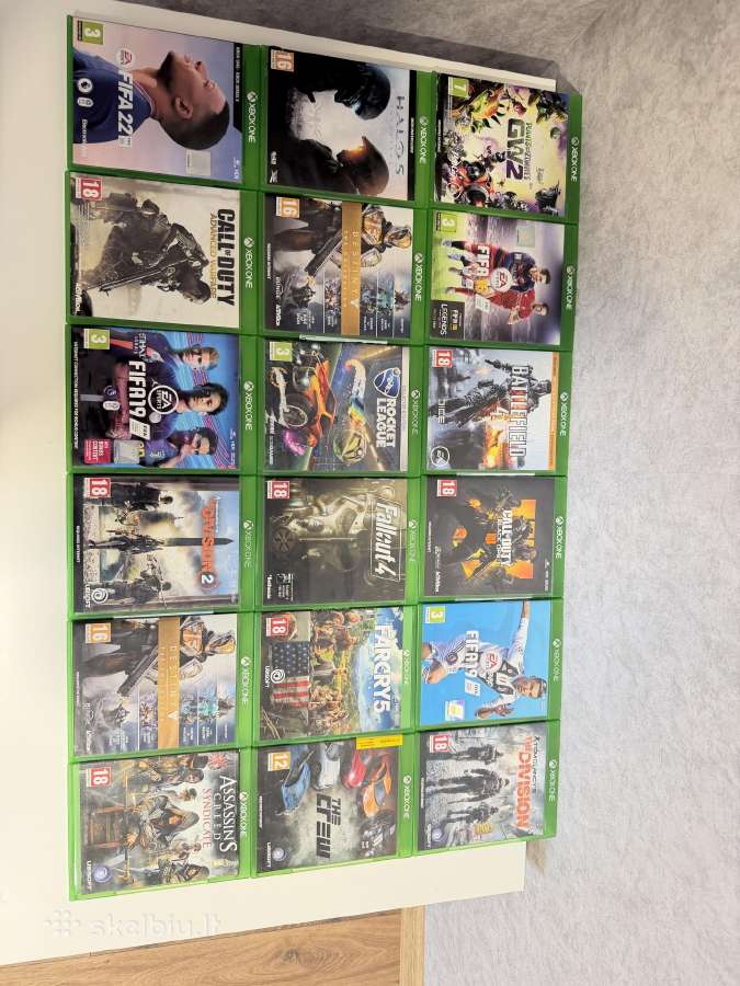 Xbox one žaidimų rinkinys 48vnt! - nuotraukos Nr. 2