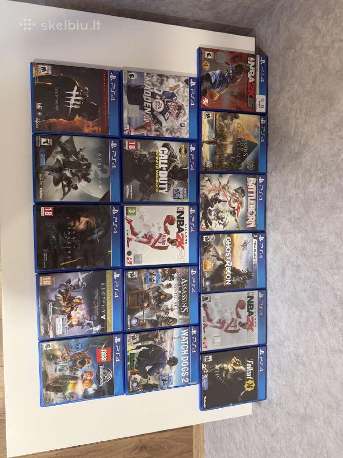 Playstation 4 žaidimų rinkinys 32vnt! - nuotraukos Nr. 2