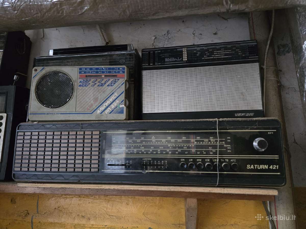 Senoviniai vintažiniai radio imtuvai - nuotraukos Nr. 3