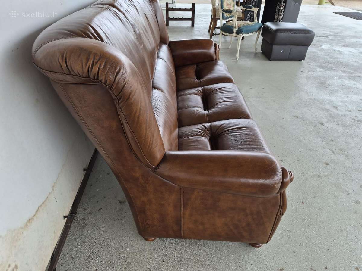 Odinė sofa - nuotraukos Nr. 5