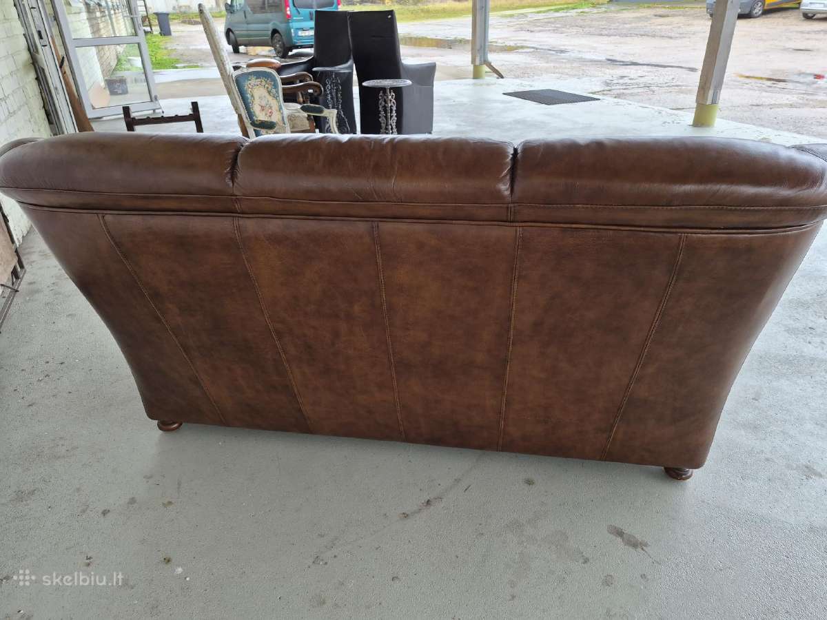 Odinė sofa - nuotraukos Nr. 6