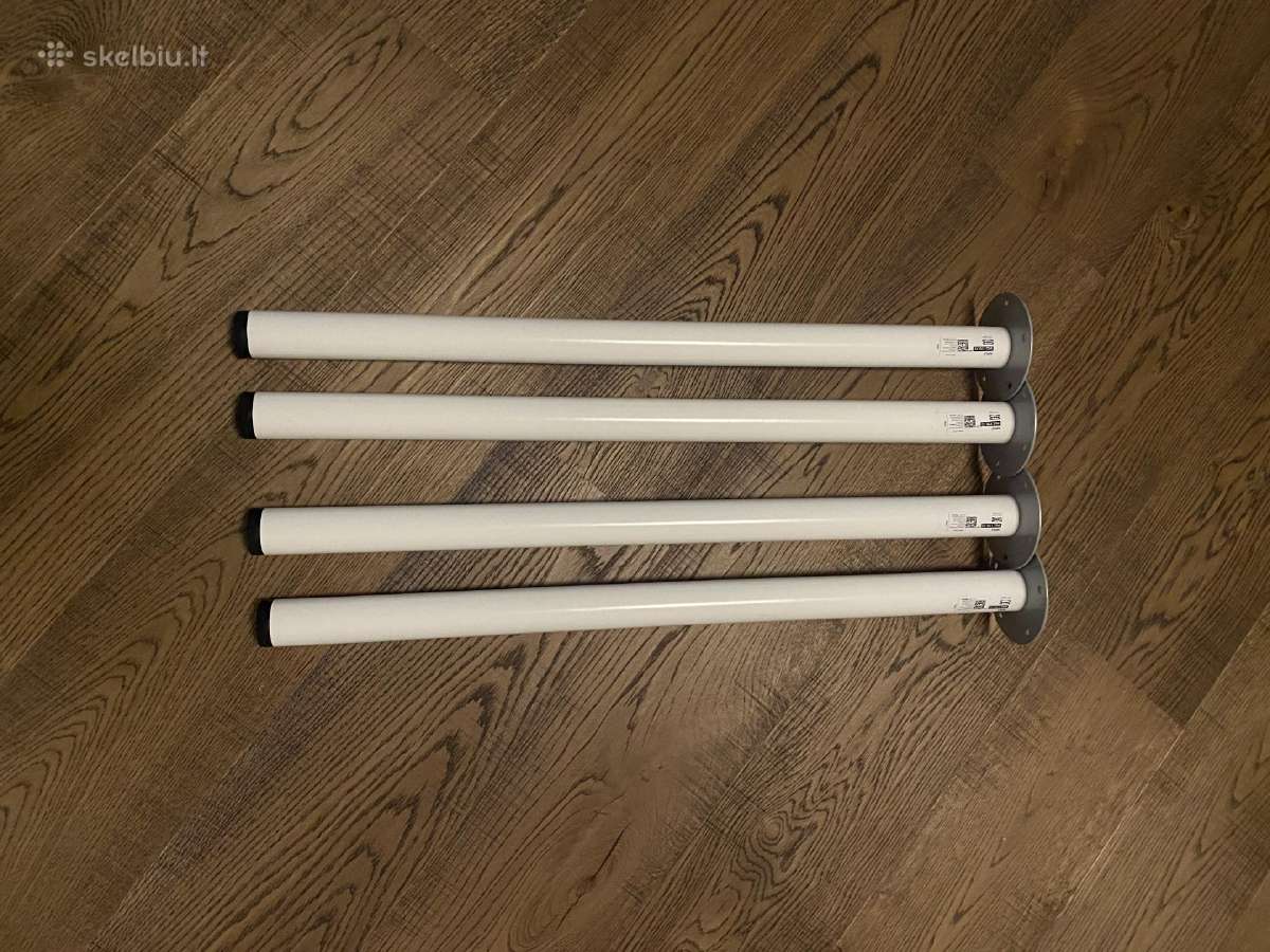 4 vnt. Ikea Adils baltų stalo kojų - nuotraukos Nr. 2