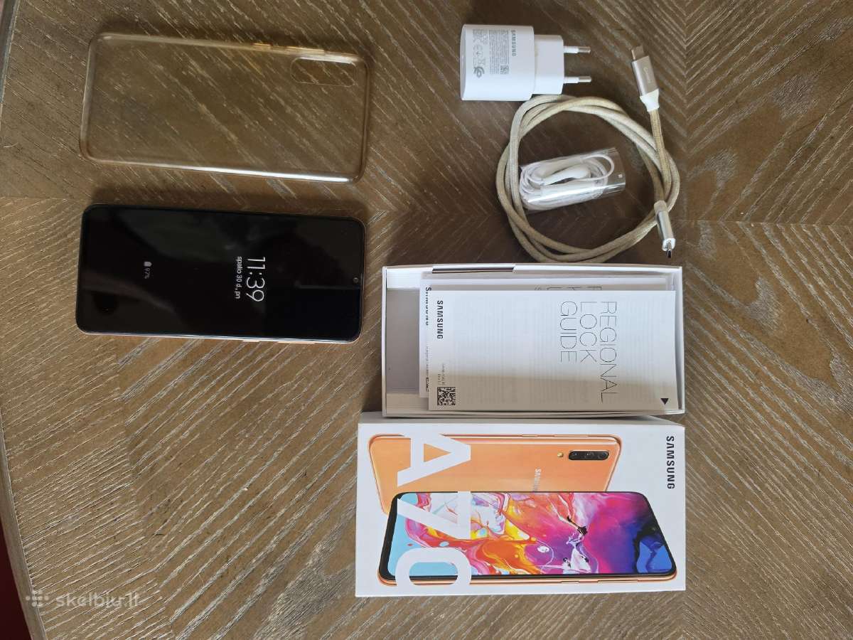 Parduodu mobiluji telefona Samsung Galaxy A-70 - nuotraukos Nr. 4