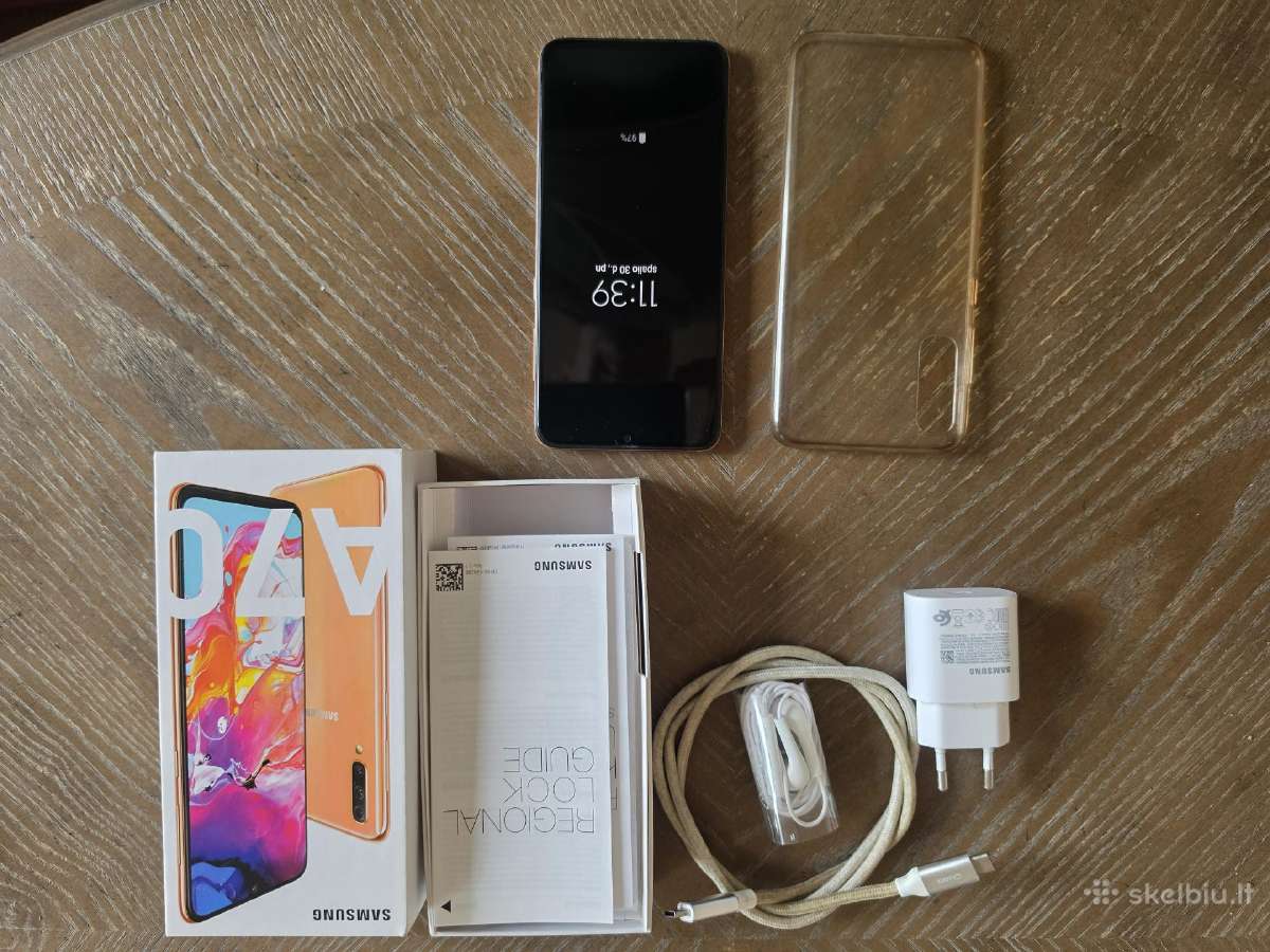 Parduodu mobiluji telefona Samsung Galaxy A-70 - nuotraukos Nr. 5