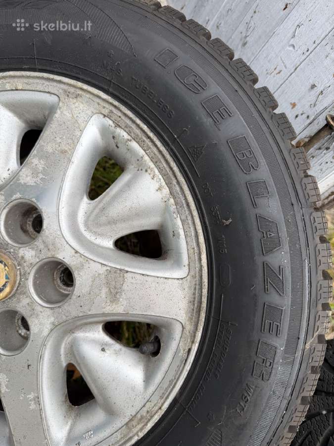 Padangos R15 su ratlankiais 4vnt. - nuotraukos Nr. 2