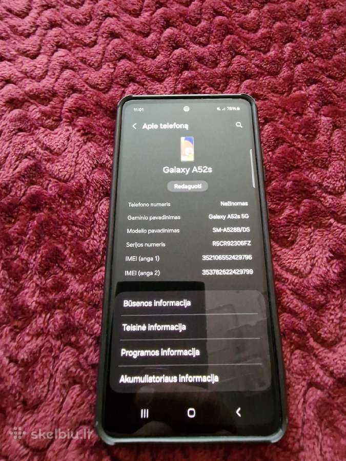 Galaxy A52s - nuotraukos Nr. 5