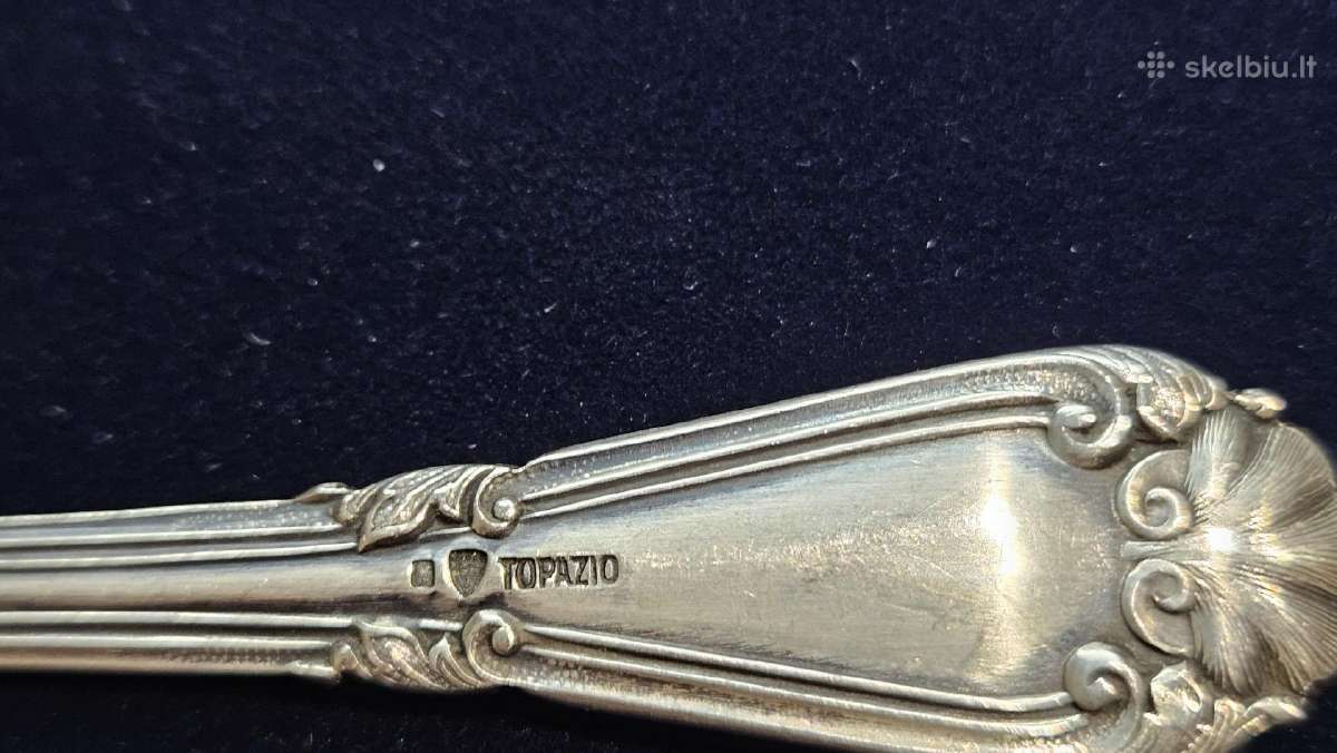 Prabangūs stalo įrankiai desertinės šakutės Topazi - nuotraukos Nr. 5