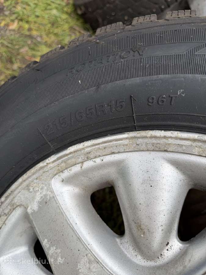 Padangos R15 su ratlankiais 4vnt. - nuotraukos Nr. 4