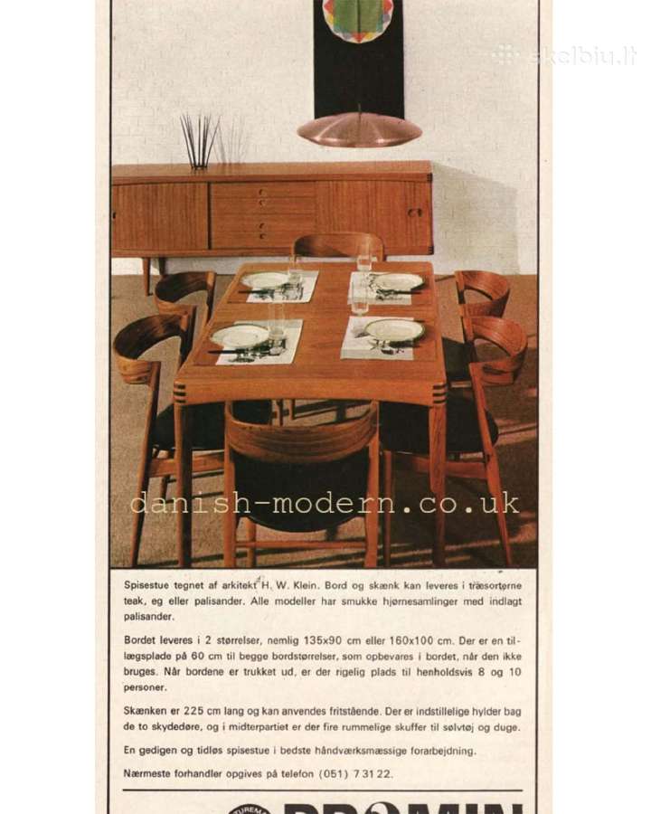 Restauruota H. W. Klein tikmedžio komoda - nuotraukos Nr. 22