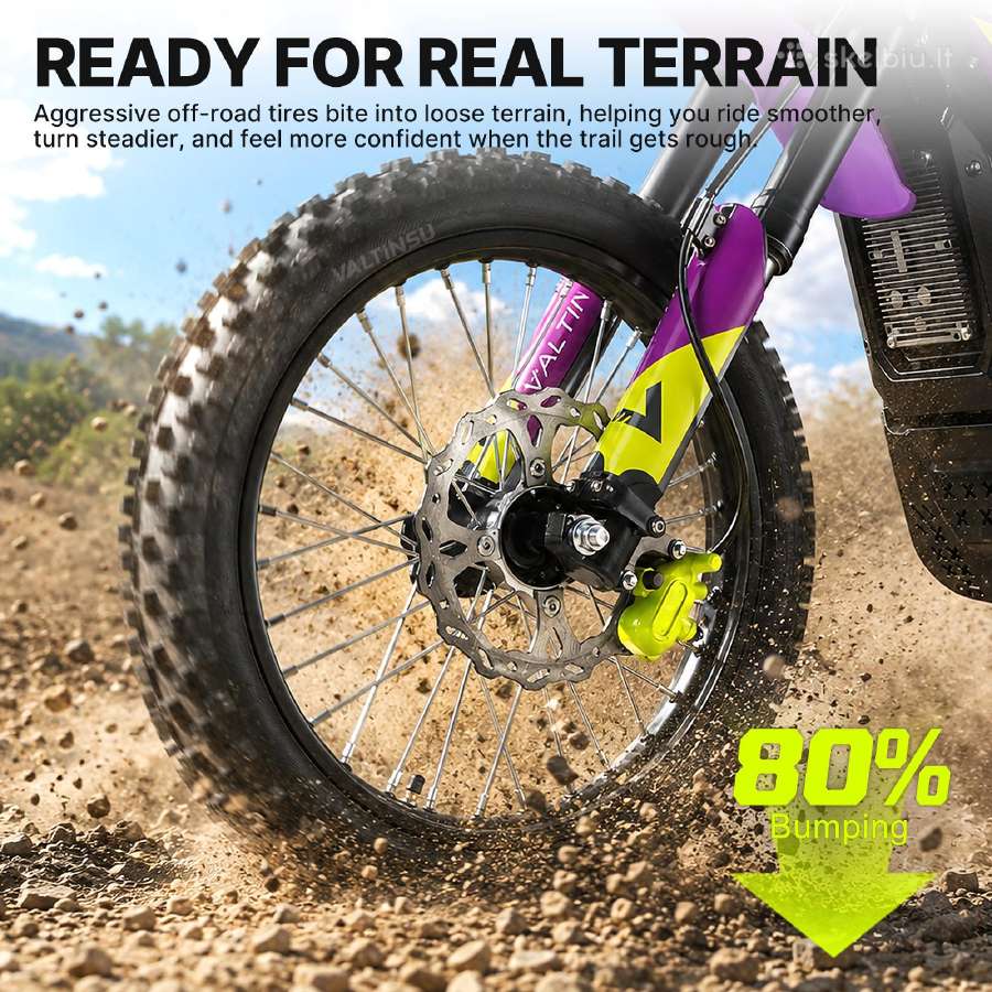 Elektrinis motociklas Valtinsu Em5 Ultra Storm 72v - nuotraukos Nr. 2