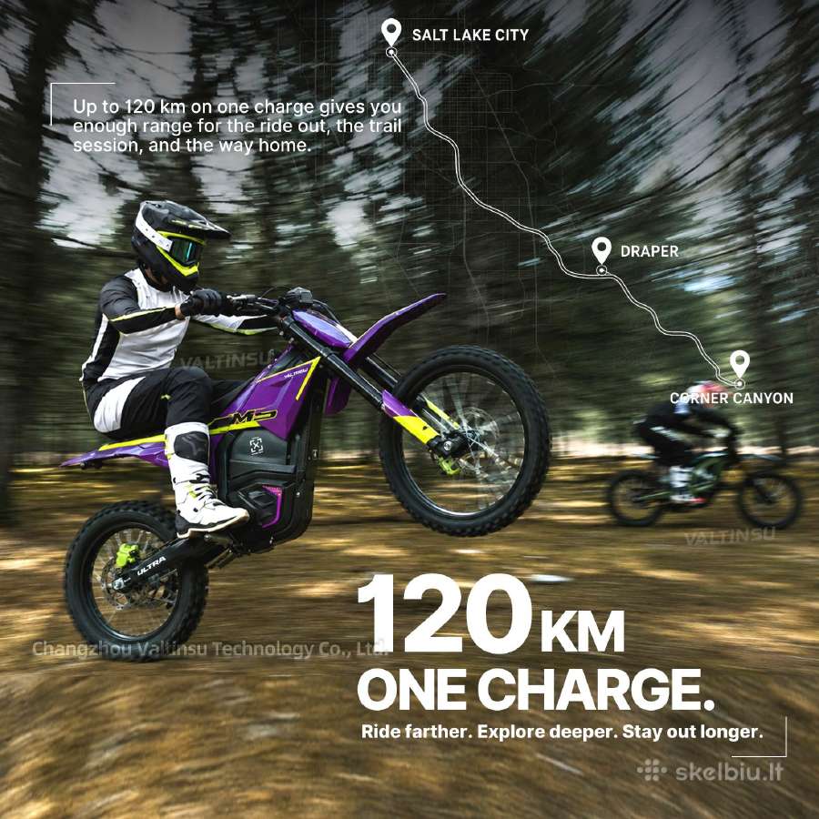 Elektrinis motociklas Valtinsu Em5 Ultra Storm 72v - nuotraukos Nr. 5