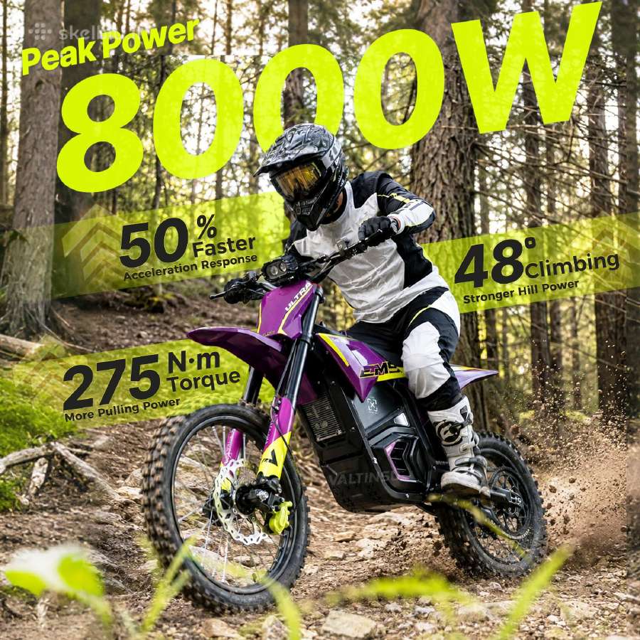 Elektrinis motociklas Valtinsu Em5 Ultra Storm 72v - nuotraukos Nr. 6