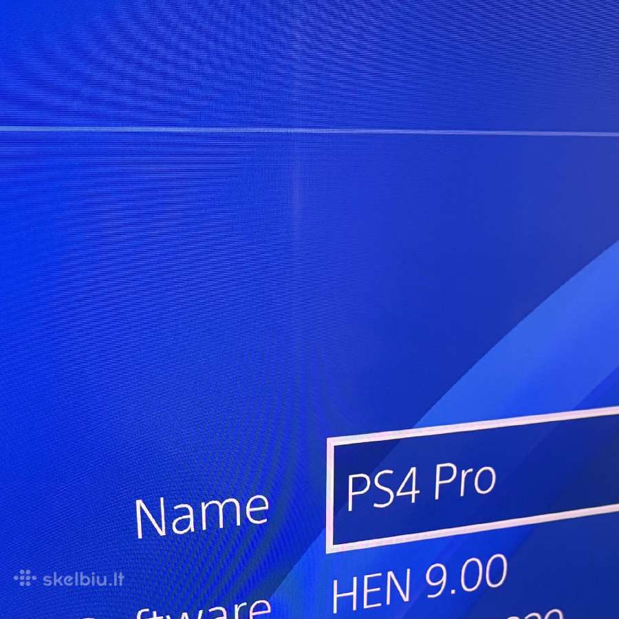 Ps4 Pro Cuh-7216b fw 9.00 atristas - nuotraukos Nr. 2