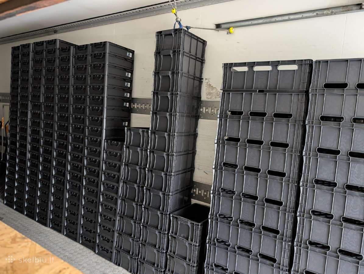 Plastikinės sandėliavimo dėžės 30x40/40x60 6 €/vnt - nuotraukos Nr. 3