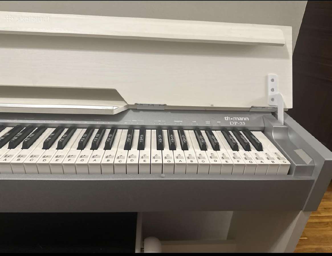 Thomann Dp-33 elektrinis pianinas su suoliuku - nuotraukos Nr. 3