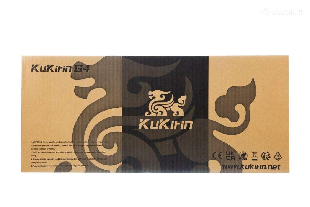 Naujas Kukirin G4 Vilnius, dežeje - nuotraukos Nr. 8